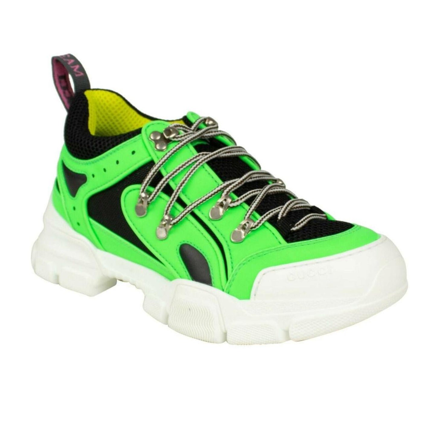 Gucci 'Flashtrek' Reflective Hiking Sneakers Shoes - Neon Green