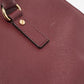 Michael Kors Burgundy Leather Large East West Hamilton Tote