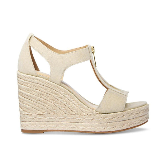 Berkley Zipper Espadrille Platform Wedge Sandals