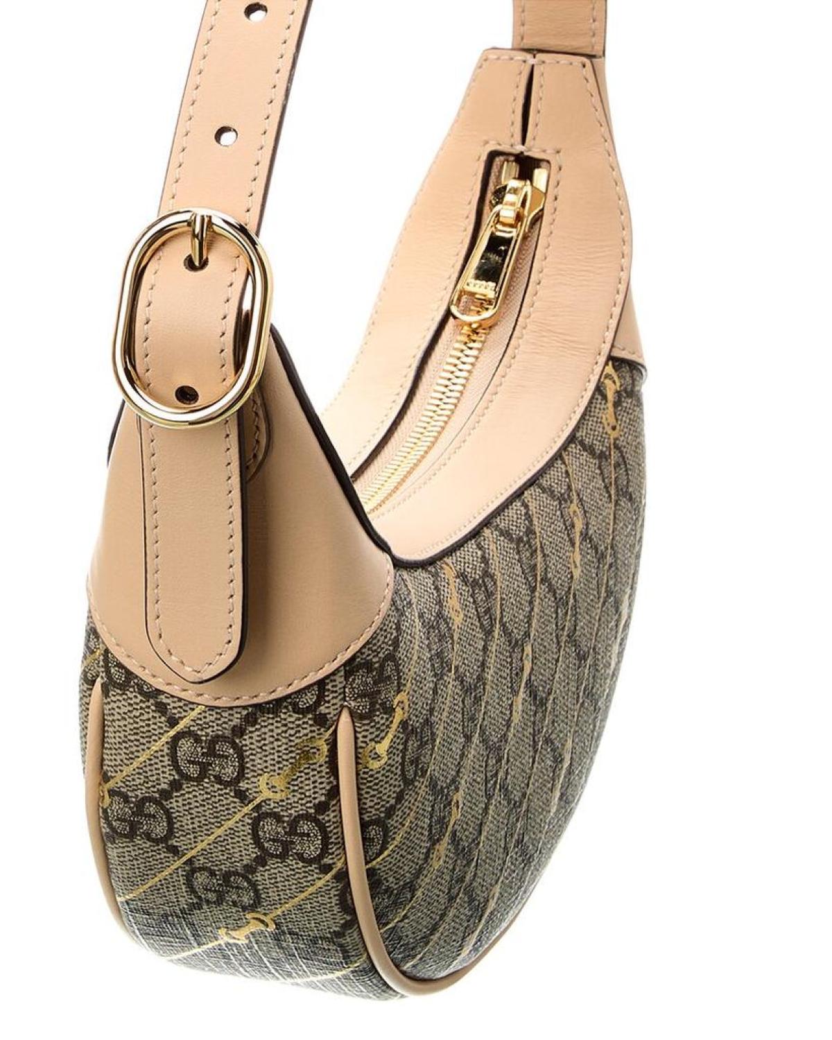 Gucci Ophidia Mini GG Supreme Canvas & Leather Shoulder Bag