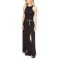 Women's Smocked Belted Maxi Dress