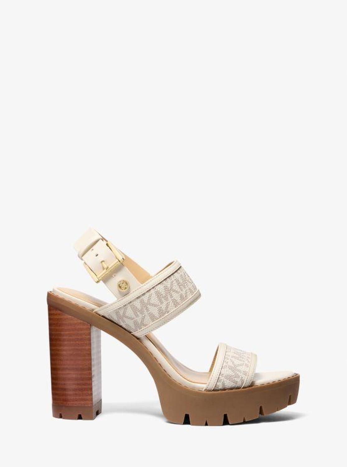 Holland Signature Logo Platform Sandal