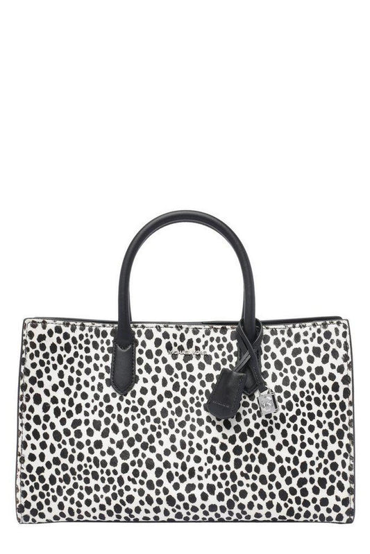 Michael Kors Scarlett Medium Cheetah Printed Satchel Bag