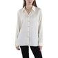 Womens Button-Down Work Wear Blouse