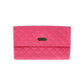 Marc Jacobs Quilted Clutch in Pink Leather