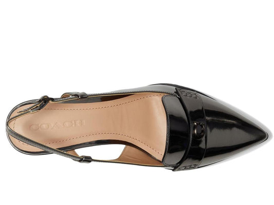 Nikola Metallic Leather Hybrid Slingback