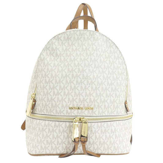 Michael Kors Rhea  Canvas Backpack Bag (Pre-Owned)