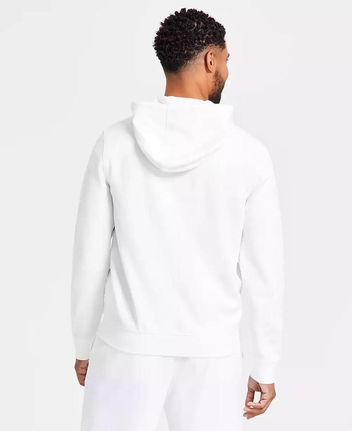 Men's Textured-Logo Zip Hoodie