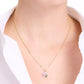 Gold-Tone Cubic Zirconia Flower Pendant Necklace, 16" + 3" extender