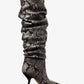 Luna Snake Embossed Leather Boot