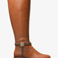 Mindy Leather and Signature Logo Trim Boot