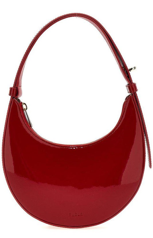 Furla Delizia Logo Embossed Mini Shoulder Bag