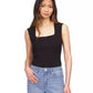 Women's Square Neck Sleeveless Top