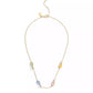 Faux Stone Signature Pavé C Strand Necklace