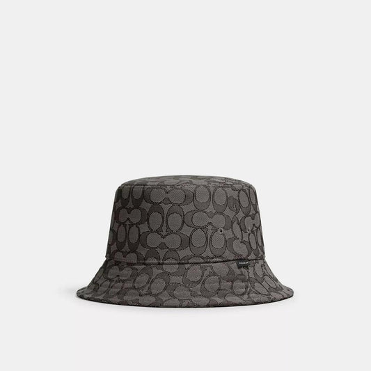 Coach Outlet Signature Jacquard Bucket Hat