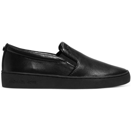 Keaton Womens Leather Lifetyle Slip-On Sneakers