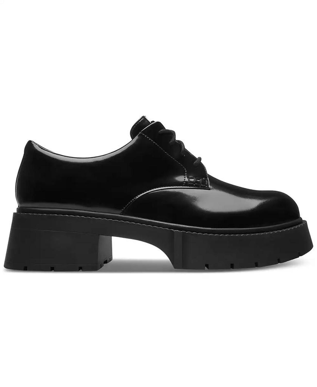 Women's Lyla Platform Leather Derby Flats