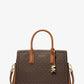 Laila Medium Signature Logo Satchel