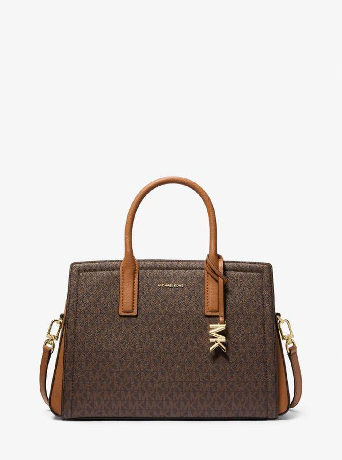 Laila Medium Signature Logo Satchel