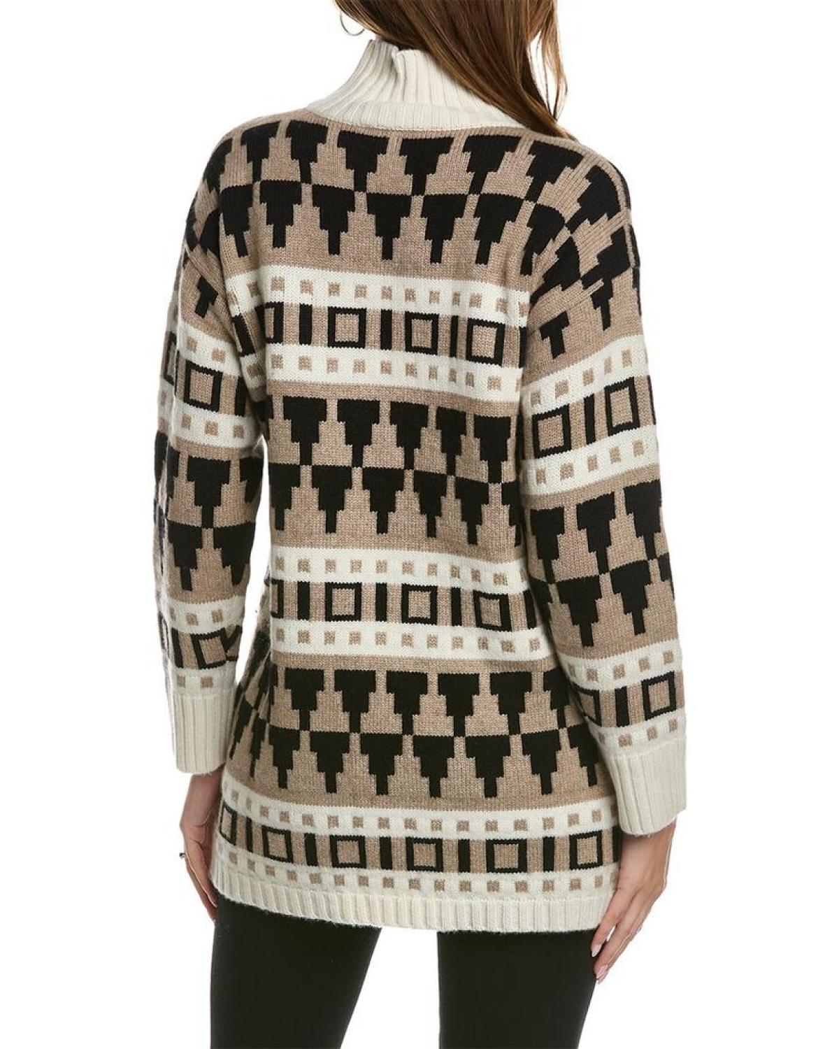 Max Mara Navarra Wool & Cashmere-Blend Tunic Sweater