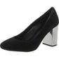 Womens Suede/Leather Dressy Block Heels