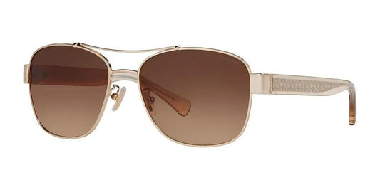 Women's 56mm Light Gold Sunglasses