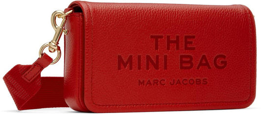 Red 'The Leather Mini' Bag