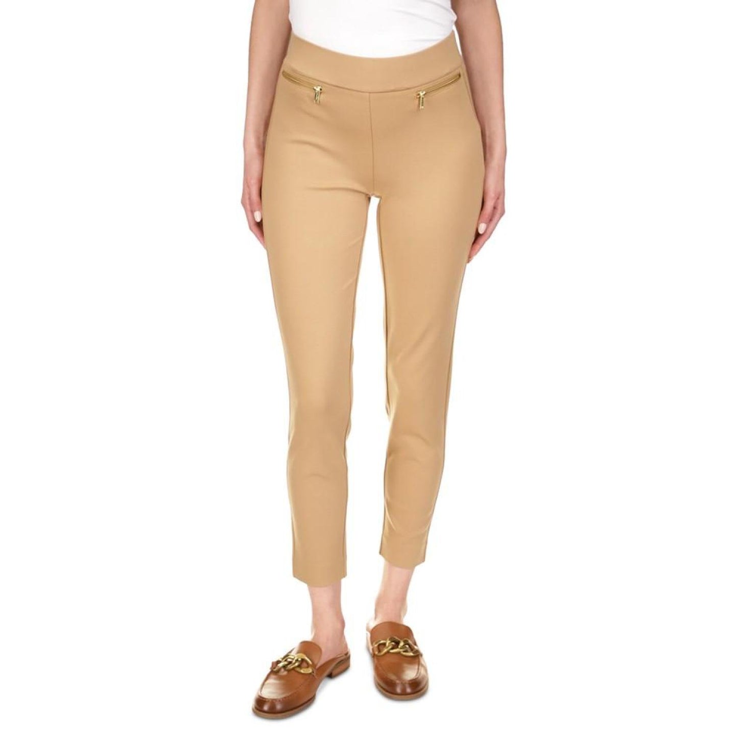 Women's Zip-Pocket Pull-On Trousers