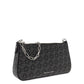 Michael Michael Kors Monogram Printed Chain Linked Shoulder Bag