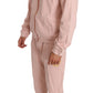 Billionaire Italian Couture Elegant Pink Cotton Sweatsuit Luxury Comfort