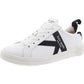 Signature Womens Faux Leather Lifestyle Casual And Fashion Sneakers