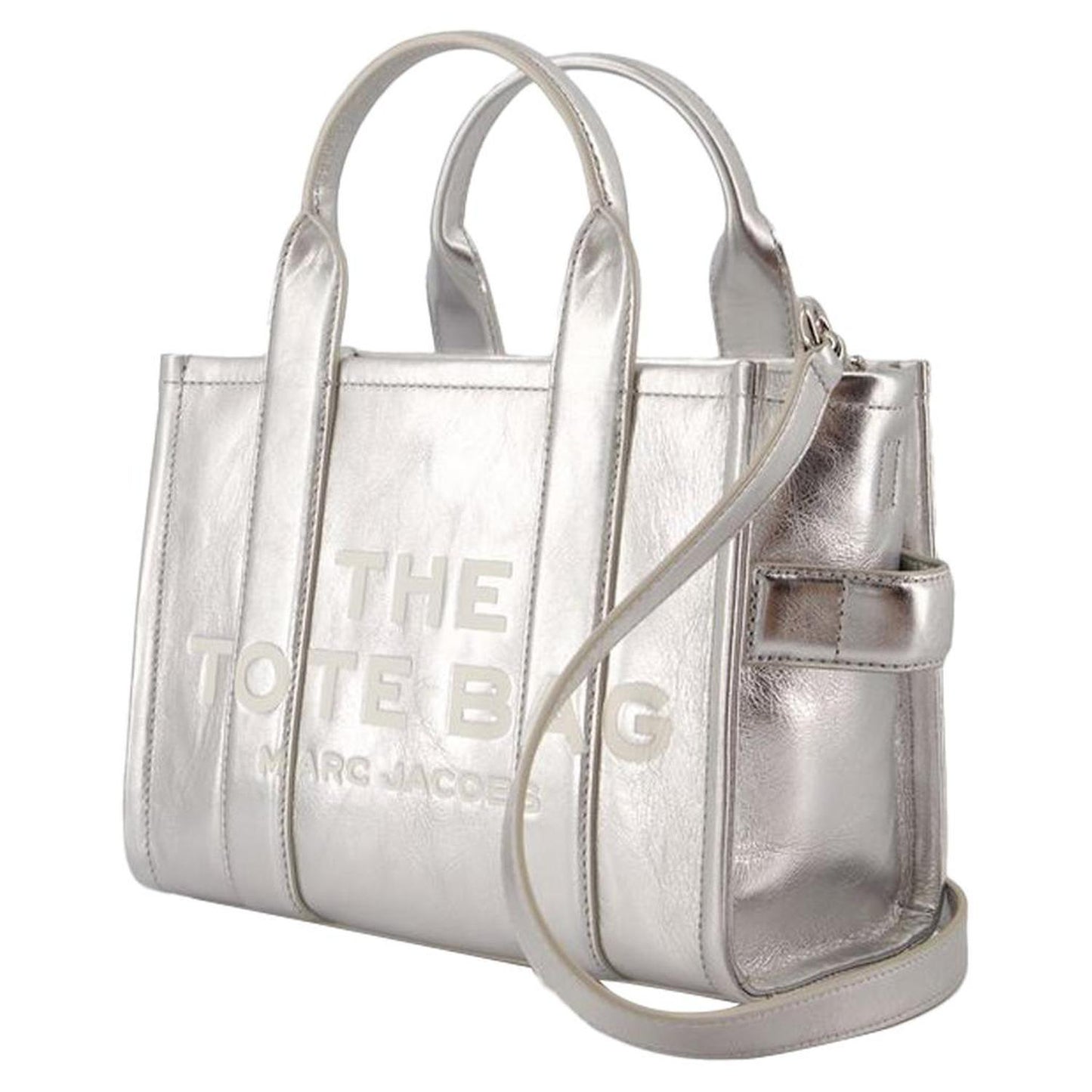 The Small Tote - Marc Jacobs - Leather - Silver