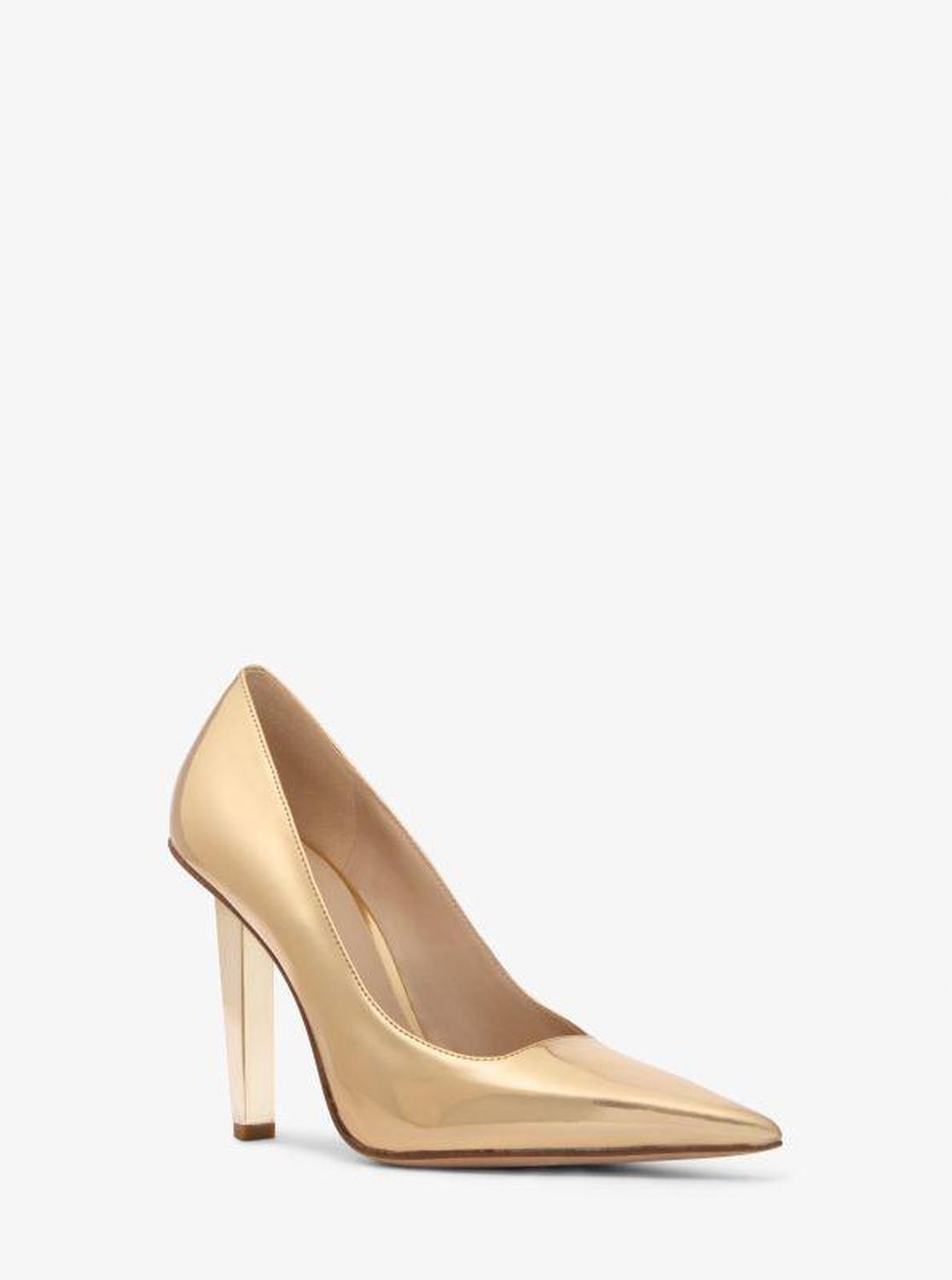 Halle Metallic Leather Pump