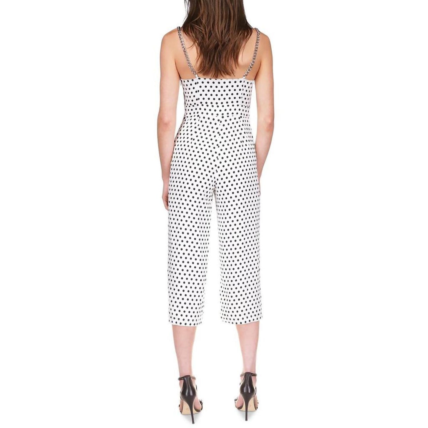 Womens Polka Dot Viscose Jumpsuit