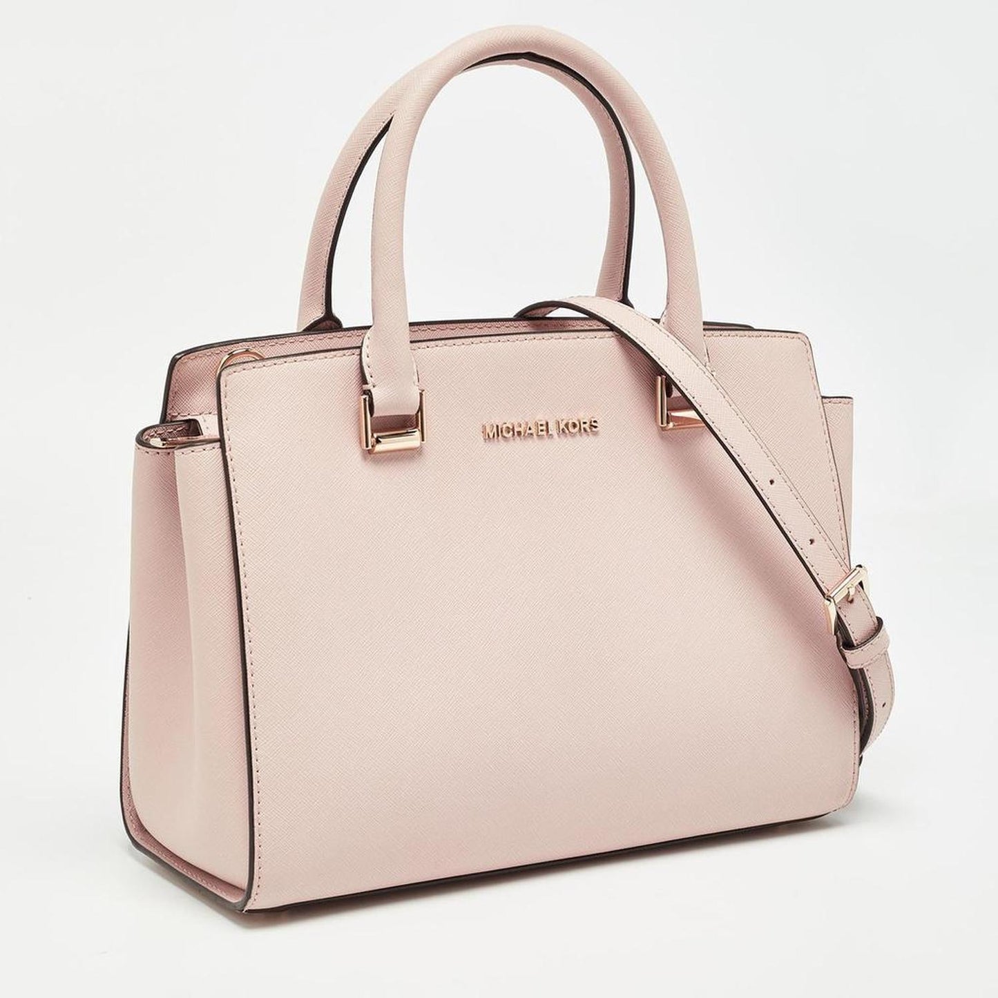 Michael Michael Kors Light Saffiano Leather Medium Selma Tote