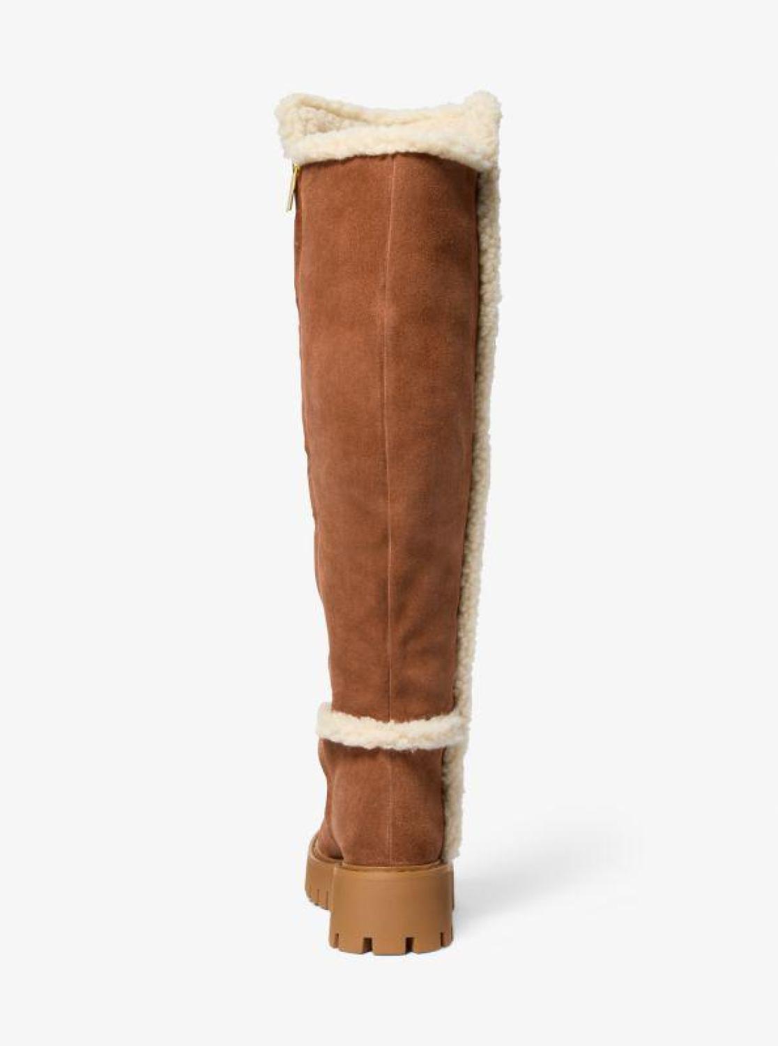 Asher Suede and Faux Shearling Boot