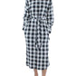 Womens Plaid Midi Shirtdress