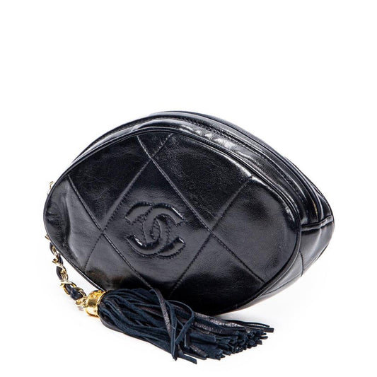 CC Oval Tassel Clutch