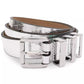 MICHAEL Women's Gold-Tone Leather Belt