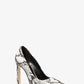 Amara Snake Embossed Leather Pump