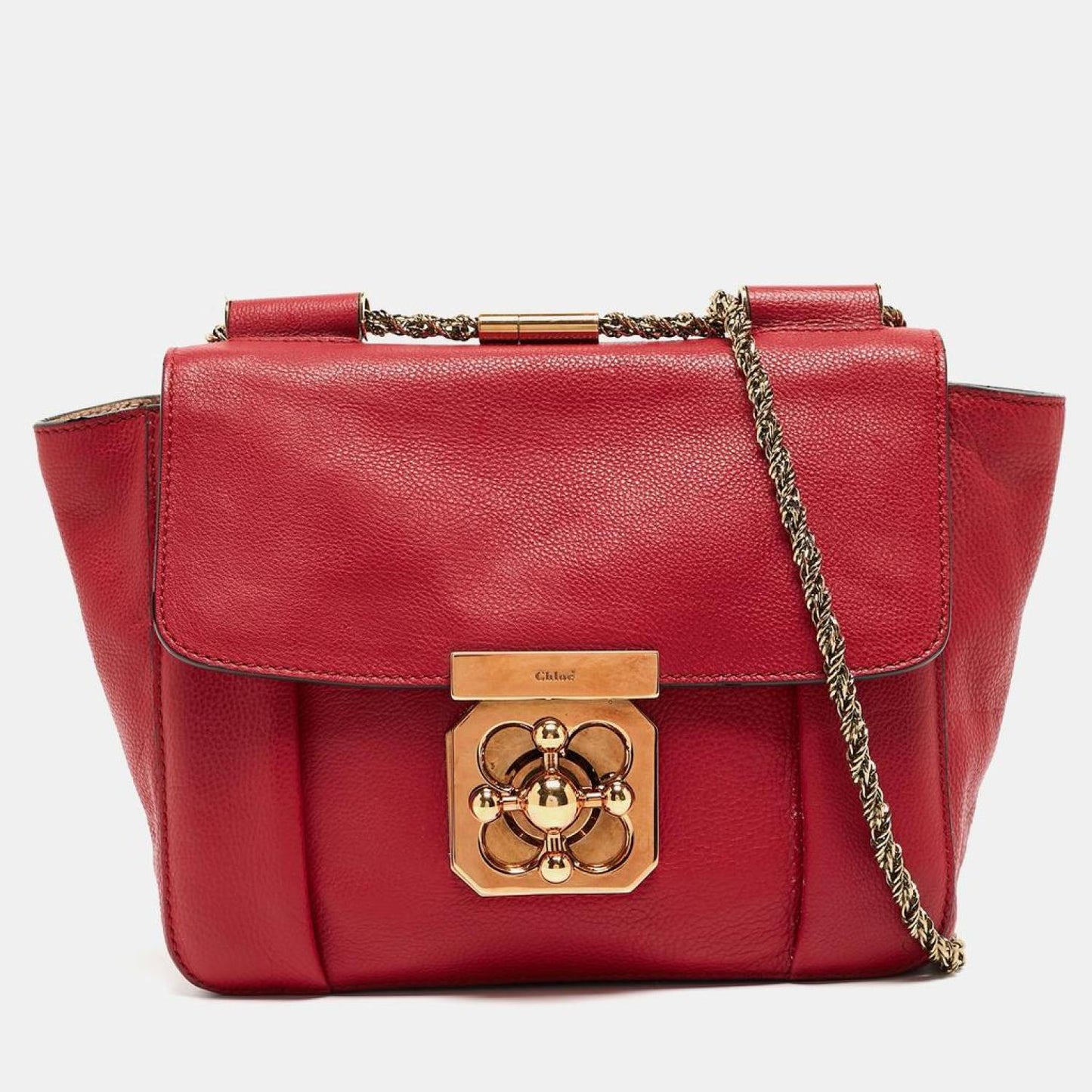 Chloe Leather Small Elsie Shoulder Bag