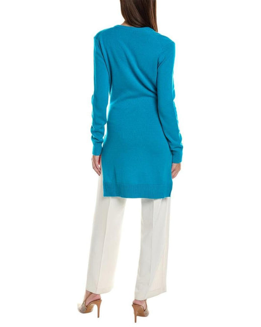 Michael Kors Collection Tie Waist Cashmere Tunic