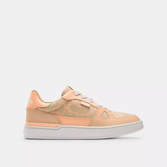 Coach Outlet Clip Low Top Sneaker In Signature Jacquard