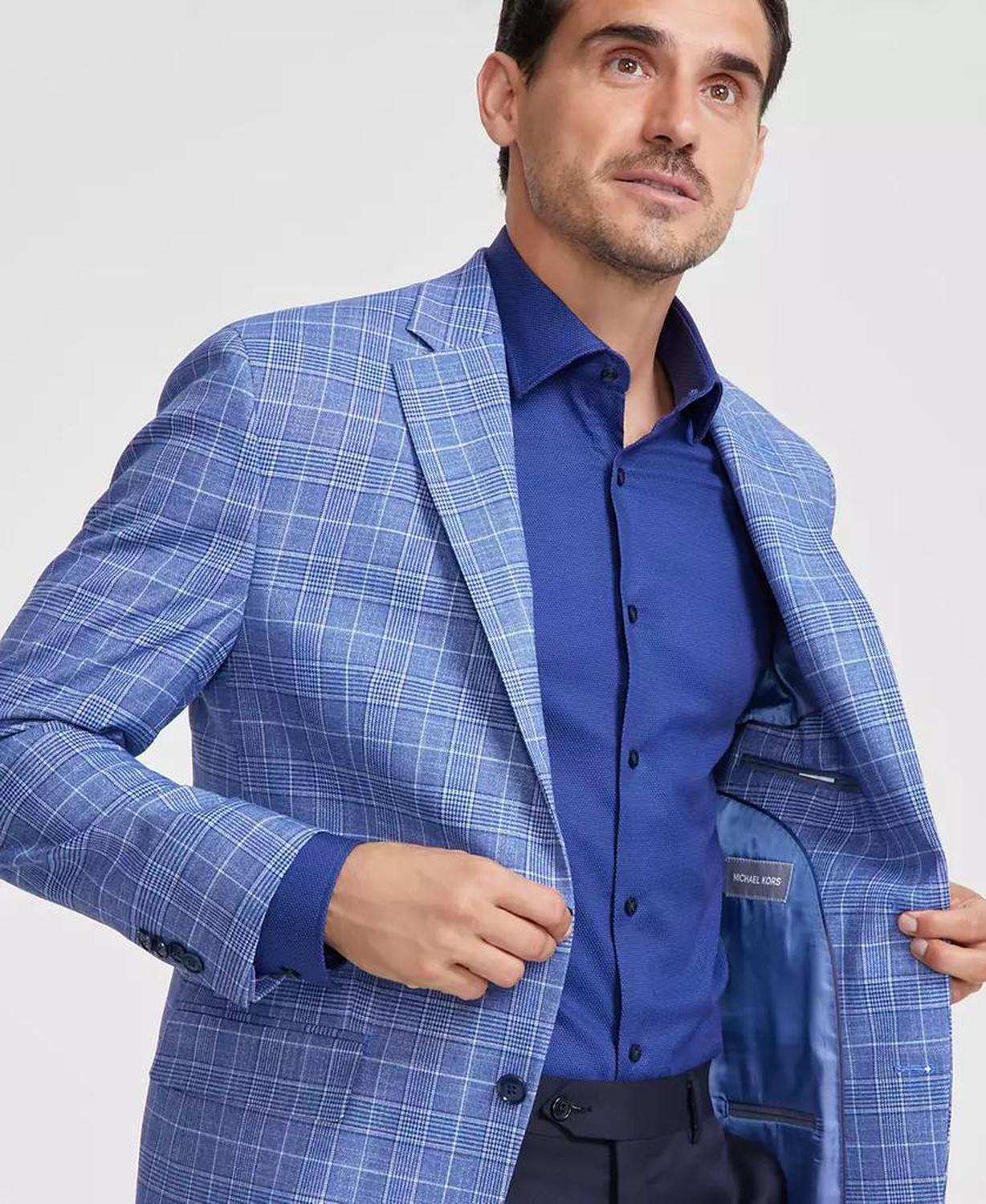 Men's Classic-Fit Check Sport Coat