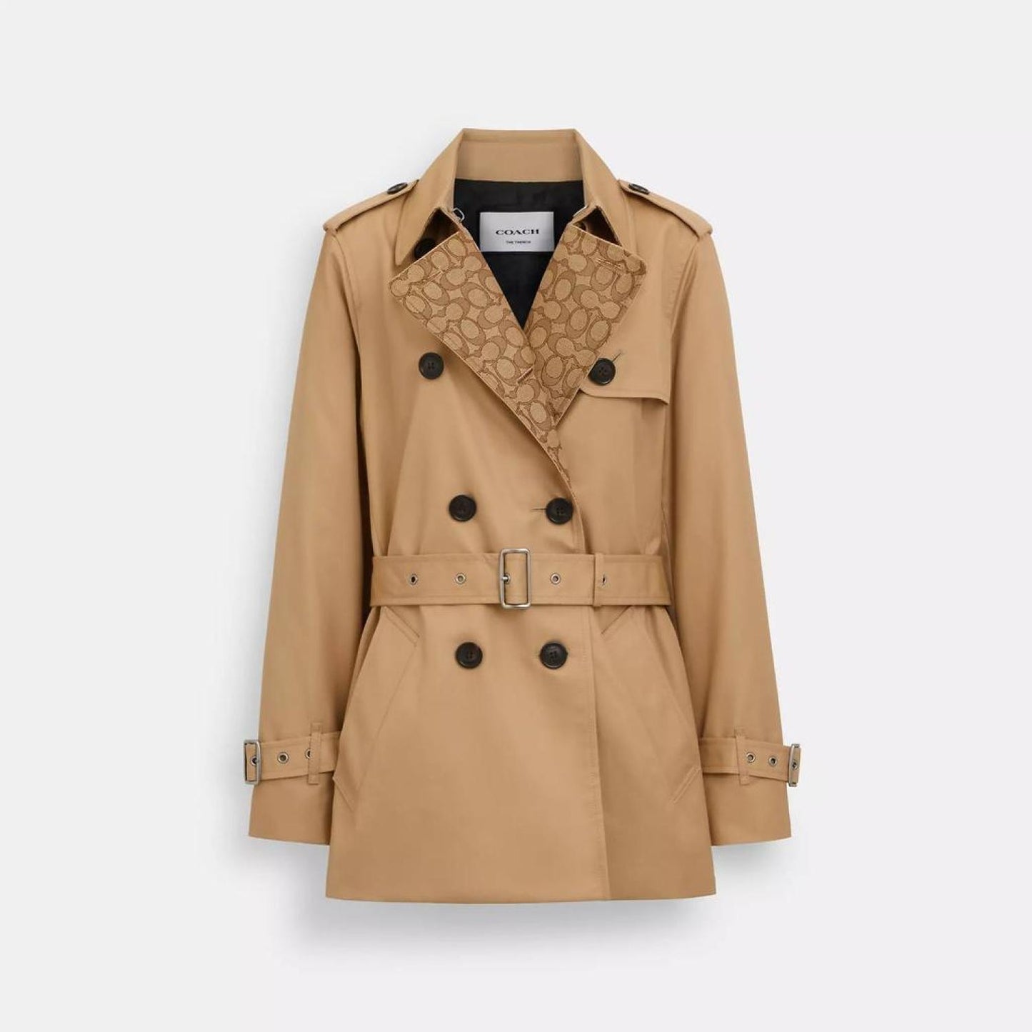 Coach Outlet Signature Lapel Short Trench