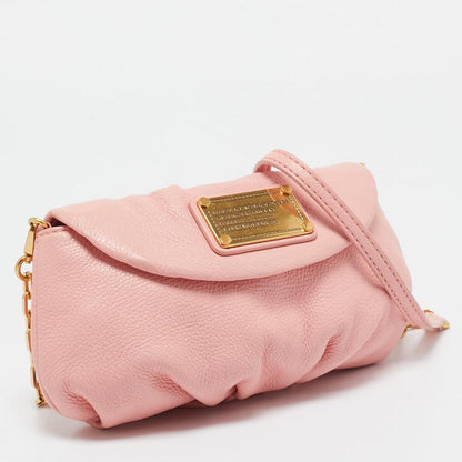 Marc By Marc Jacobs Pink Leather Classic Q Karlie Crossbody Bag