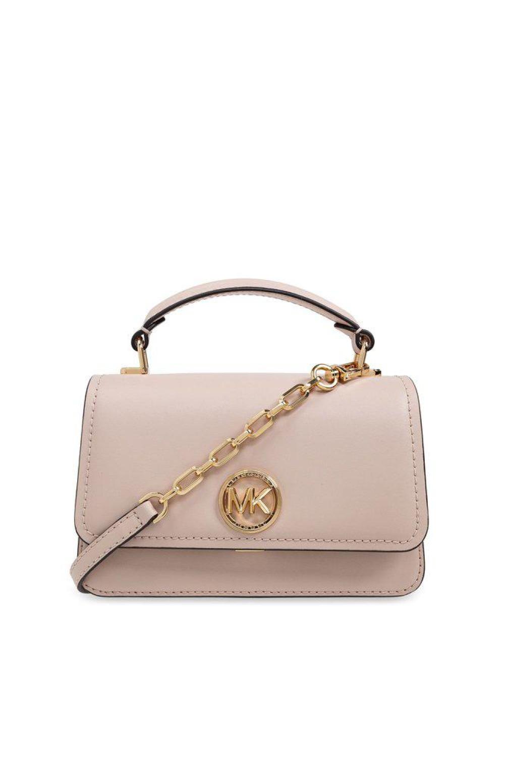 Michael Michael Kors Delancey Logo Plaque Shoulder Bag