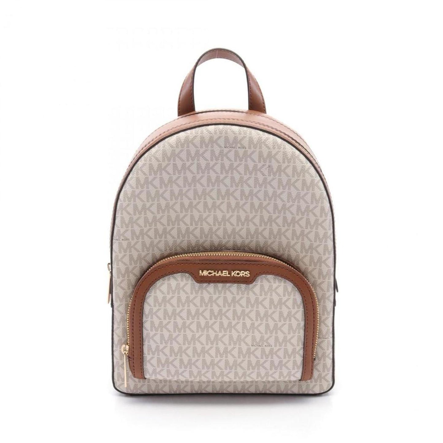 Coated Canvas Leather Backpack