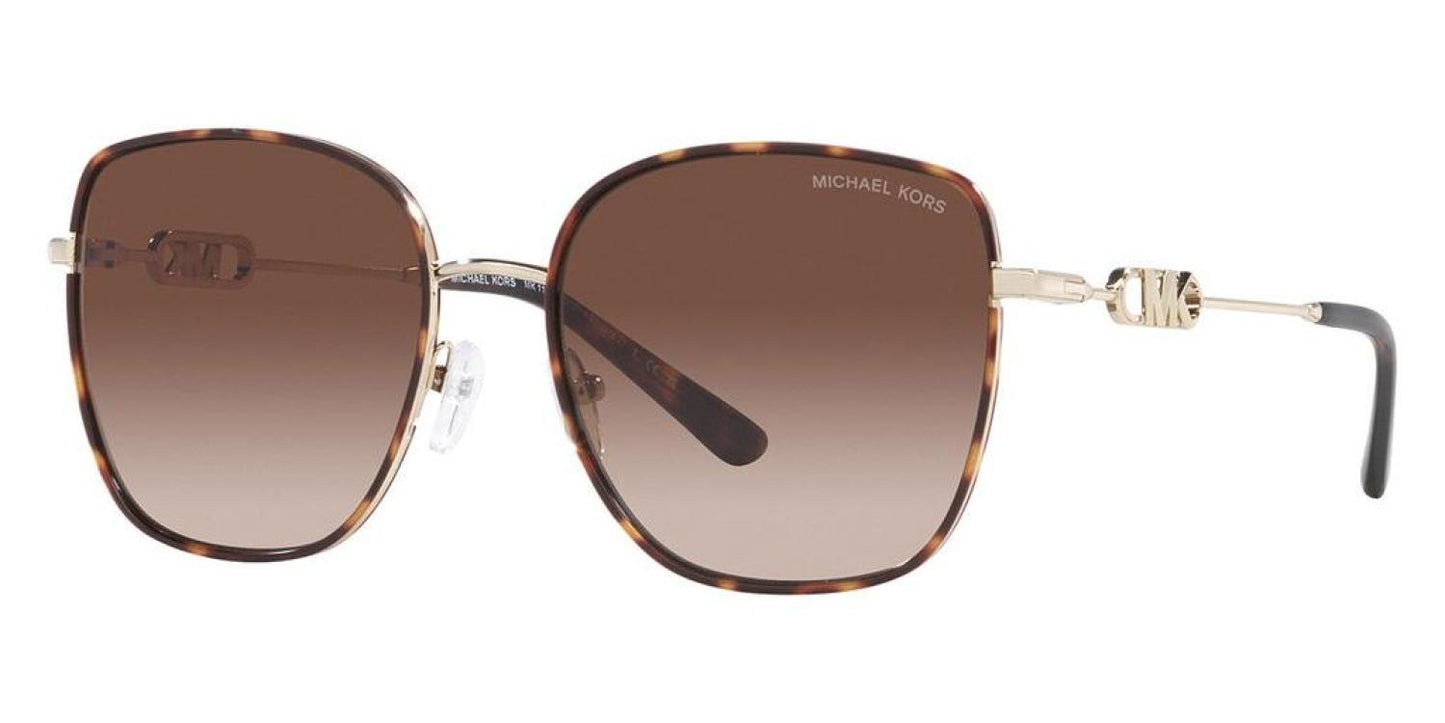 Michael Kors Women's 56mm Light Gold / Dark Tortoise Sunglasses