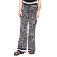 Women's Zebra-Print Wide-Leg Pants